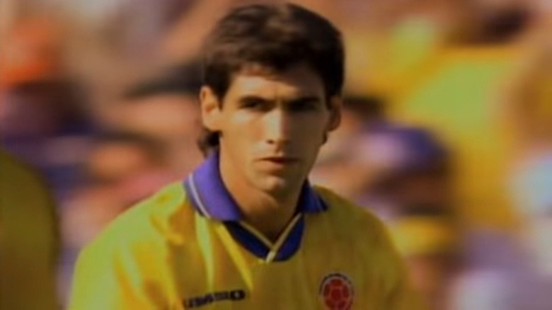 Andres Escobar on field 