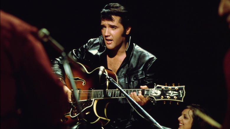 Elvis in his 1968 Comeback Special