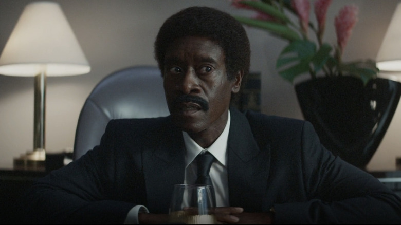 Don Cheadle wearing a suit