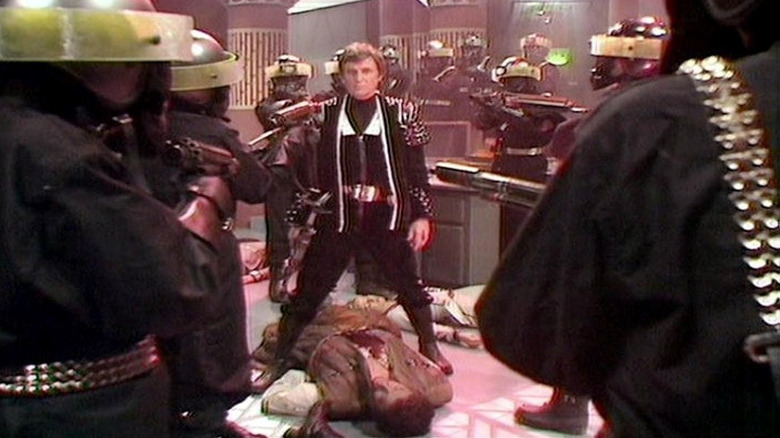 Paul Darrow fighting