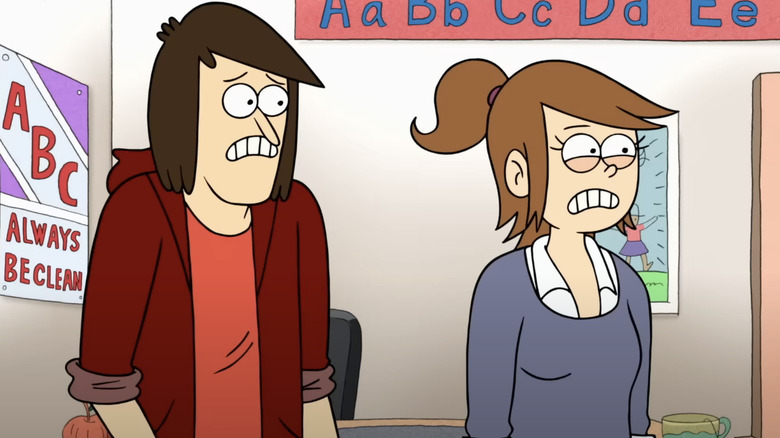 Josh (J.G. Quintel) and Emily (Gabrielle Walsh) in the animated series "Close Enough"