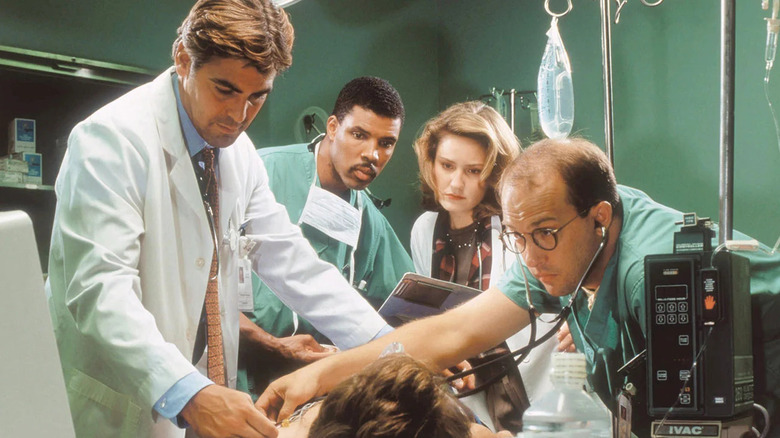 The cast of ER