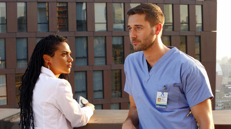 Freema Agyeman and Ryan Eggold