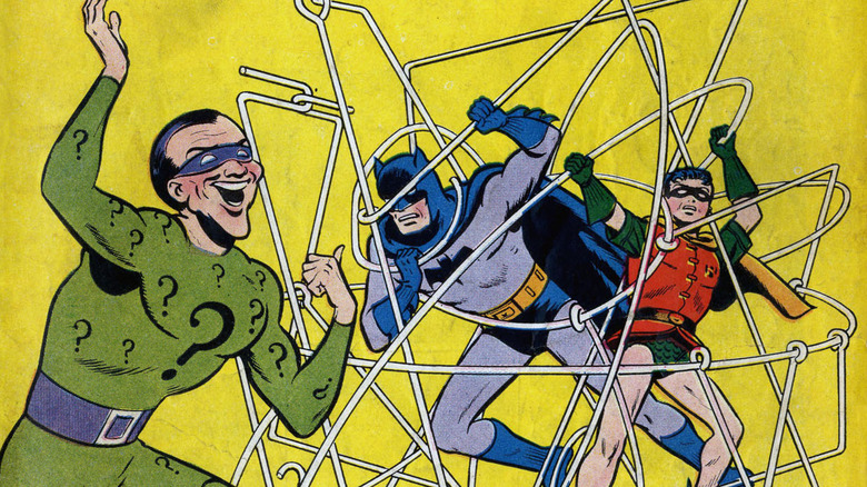 Riddler traps the Dynamic Duo