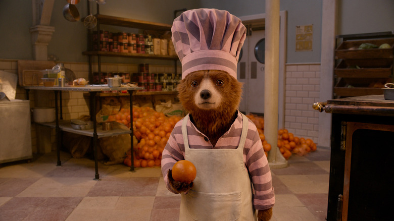 Paddington works in the kitchen