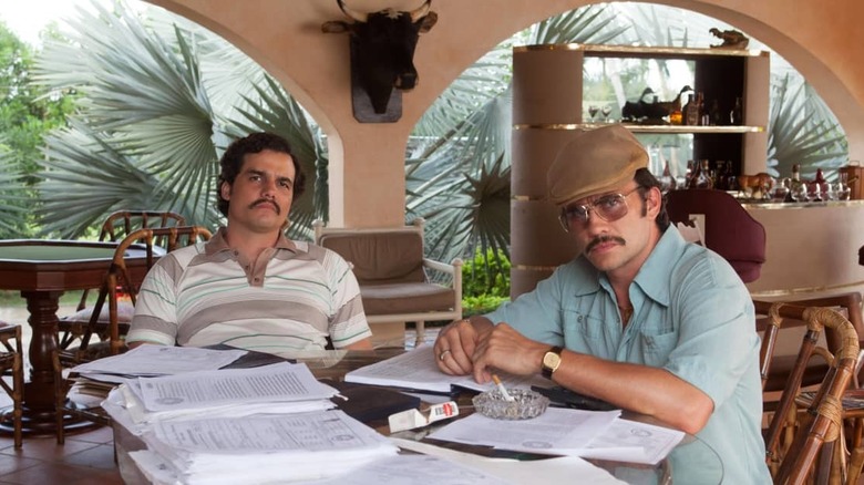 Pablo Escobar and Gustavo looking fierce