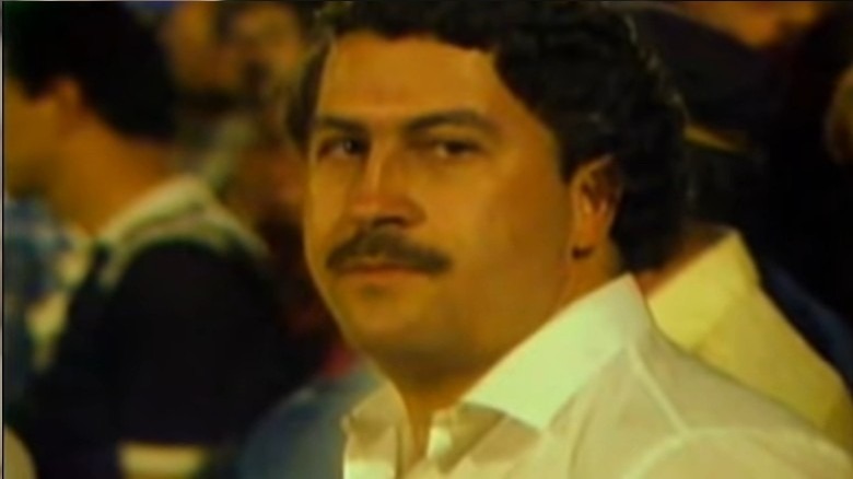 Pablo Escobar staring