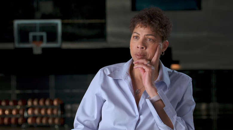 Cheryl Miller talking