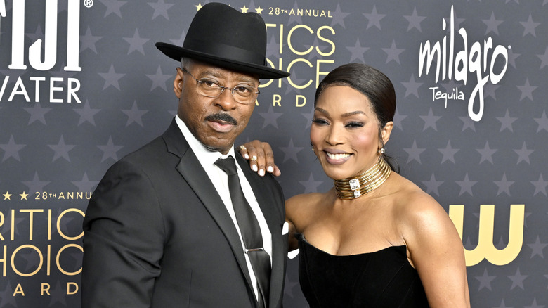 Bassett with husband Courtney B. Vance