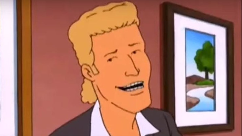 Patch Boomhauer smiling