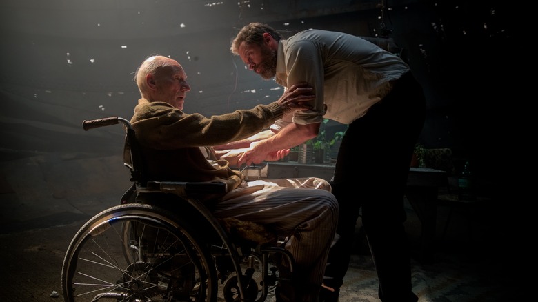 Logan cares for Professor Xavier