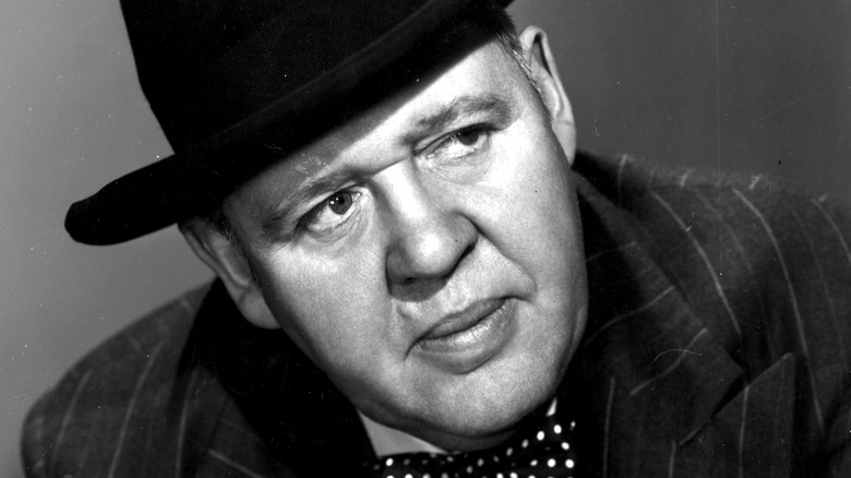 Charles Laughton in polka dot bowtie