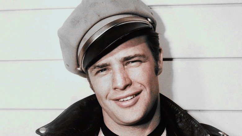 Marlon Brando in The Wild One costume