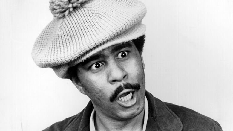 Richard Pryor wearing knit cap