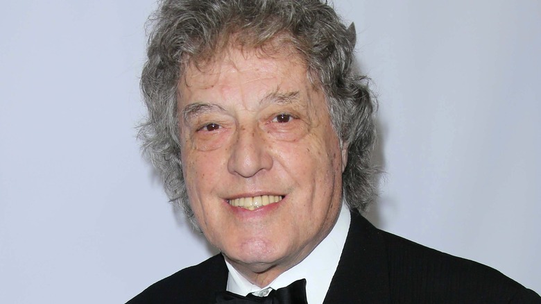 Tom Stoppard wearing bowtie