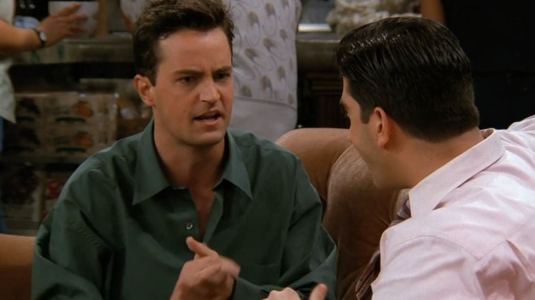 Chandler and Ross talking