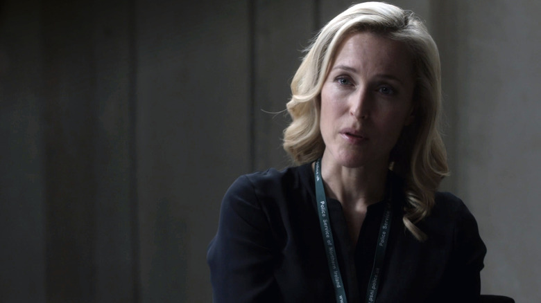 Stella Gibson talking