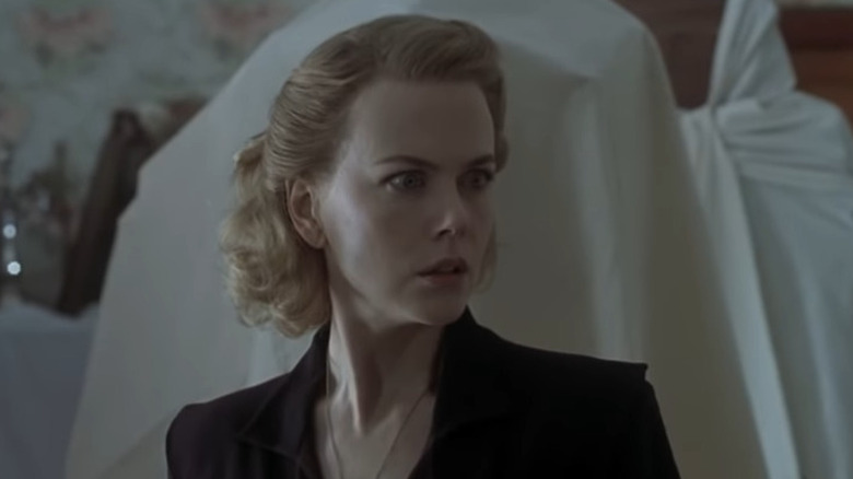 Nicole Kidman looking terrified 