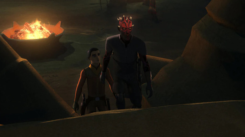 Darth Maul strides forward