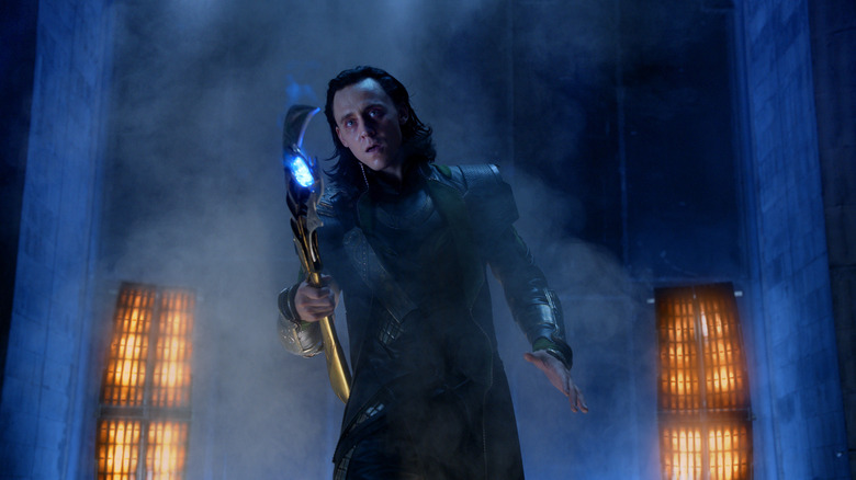 Loki wielding a scepter