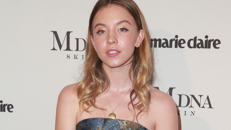 Sydney Sweeney smiling at event