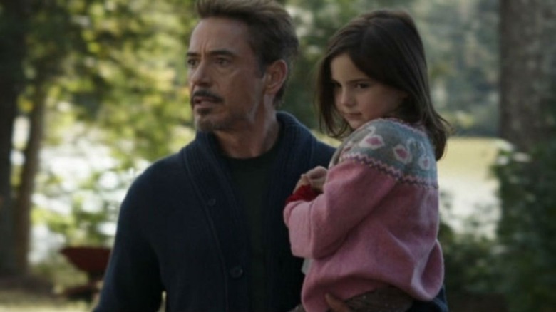 Tony and Morgan Stark