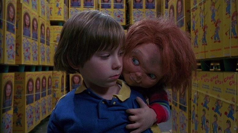 Chucky on Andy's back