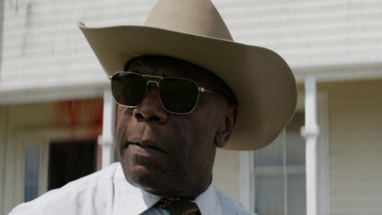 The Sheriff wearing sunglasses