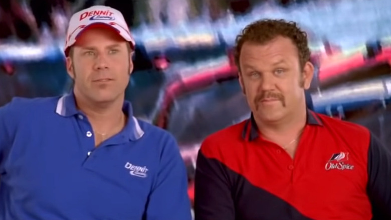 Will Ferrell and John C. Reilly breaking character