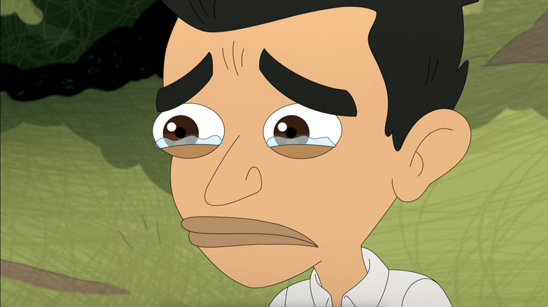 Jay (Jason Mantzoukas) is sad on "Big Mouth"