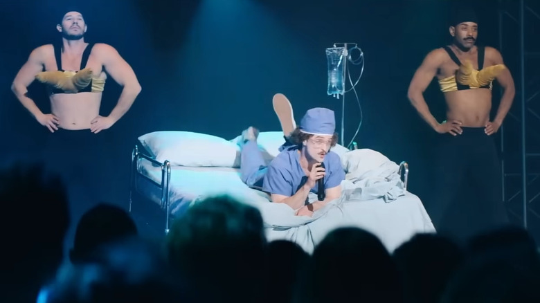 Daniel Radcliffe as Weird Al performing Like A Surgeon