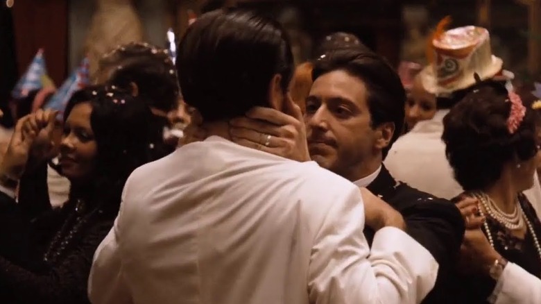 Miachel kisses Fredo in The Godfather Part 2