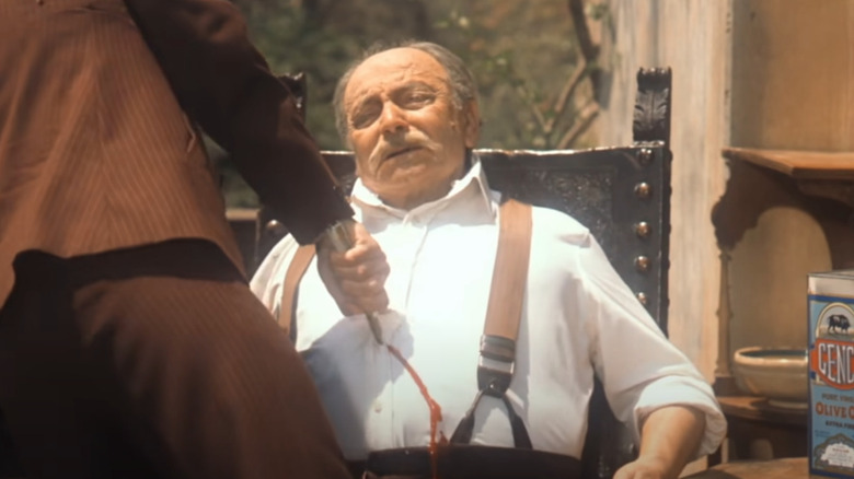 Death of Don Ciccio in The Godfather part II