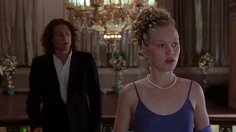 Patrick walks after Kat at prom in "10 Things I Hate About You"