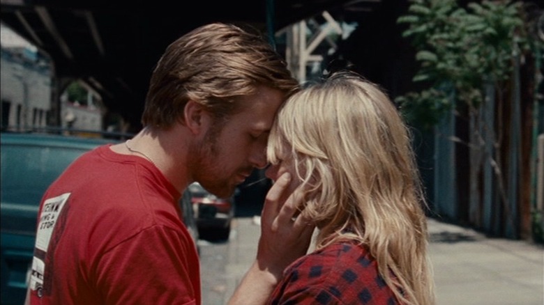 Dean holding Cindy's face in "Blue Valentine"