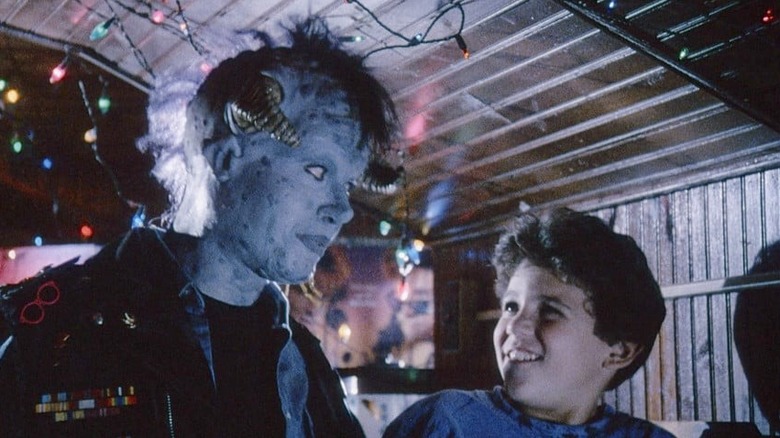 Maurice and Brian look at each other in "Little Monsters" (1989)