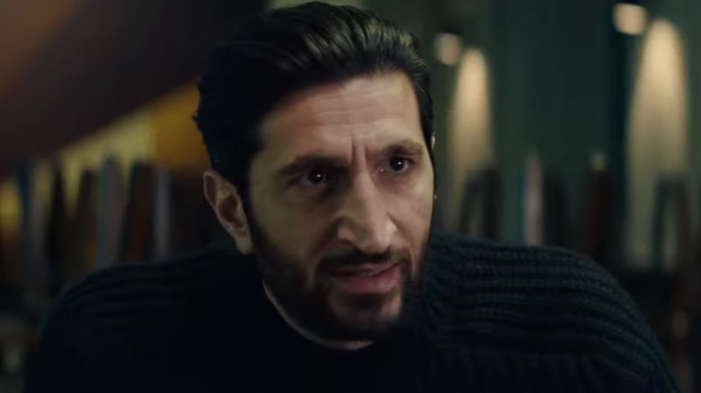 Fares Fares wearing sweater