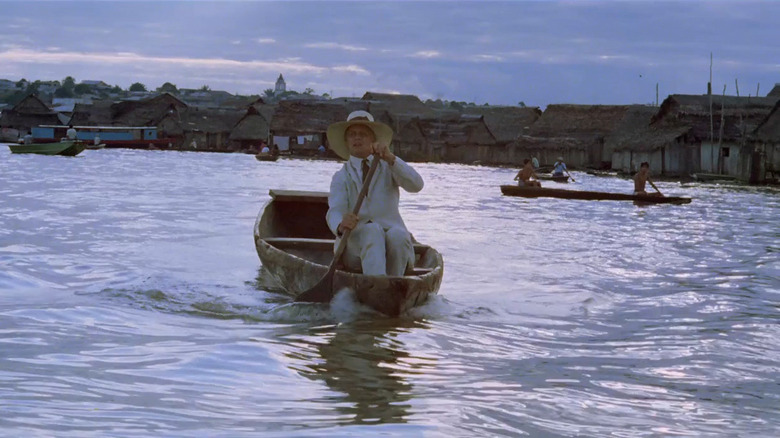 Klaus Kinski rowing boat