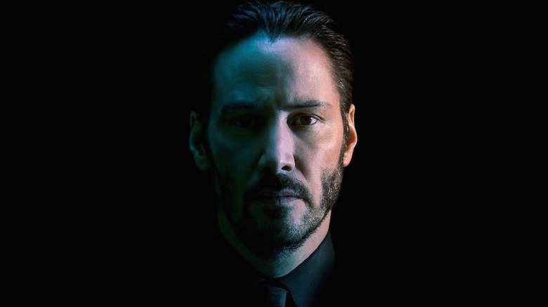 Wick in front of black background 