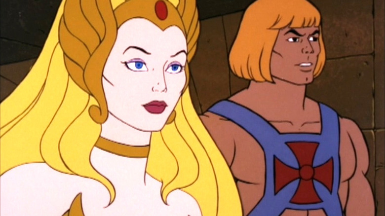 She-Ra and He-Man conversing