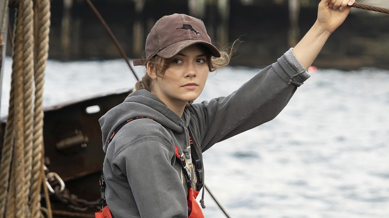 Jones on a fishing boat in "CODA"