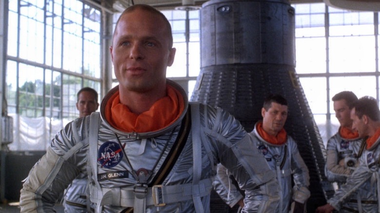 Harris in a space suit in "The Right Stuff"