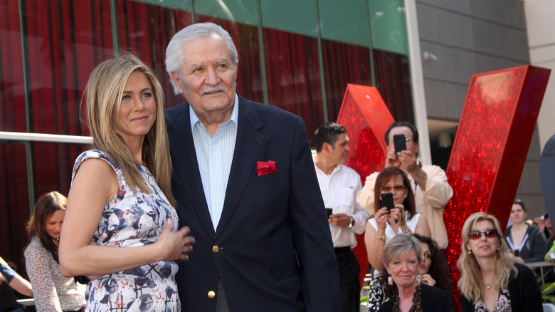 Jennifer and John Aniston