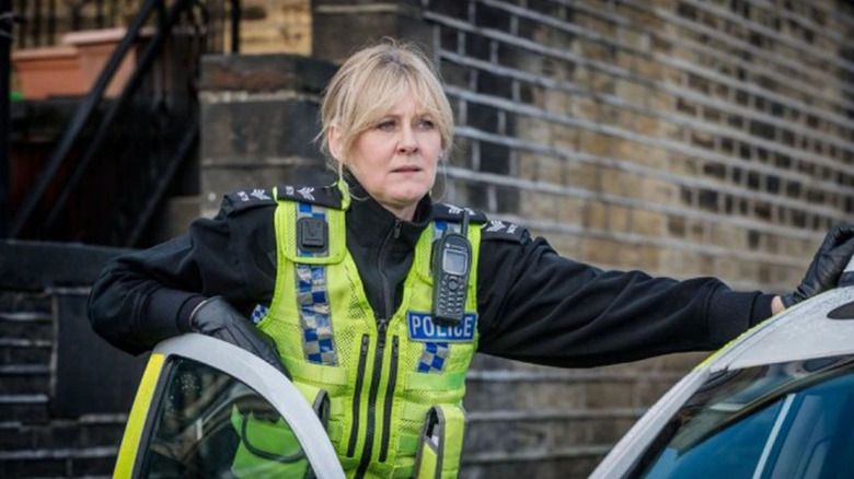 Catherine Cawood wearing hi-vis vest