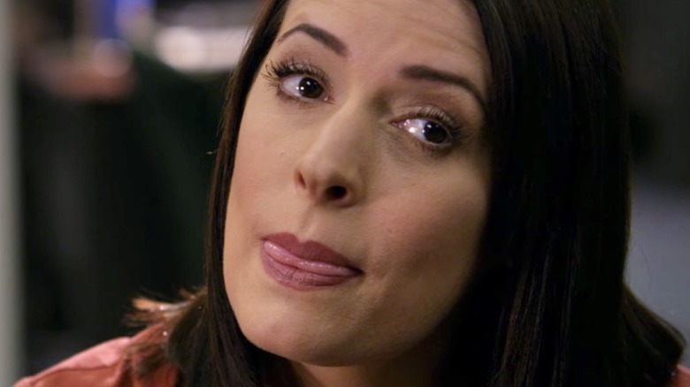 Prentiss with tongue sticking out