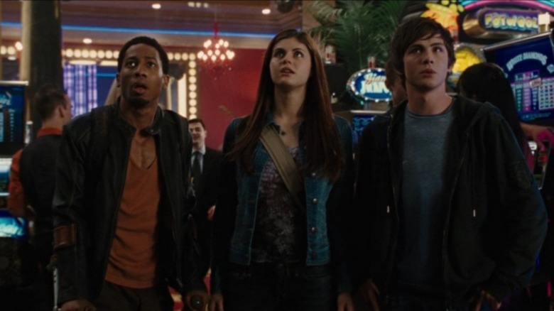 Grover, Percy, and Annabeth in Lotus Casino