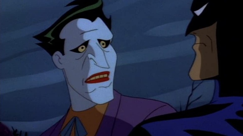 Batman confronts the Joker