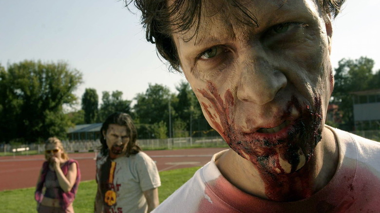 Zombies on the track field