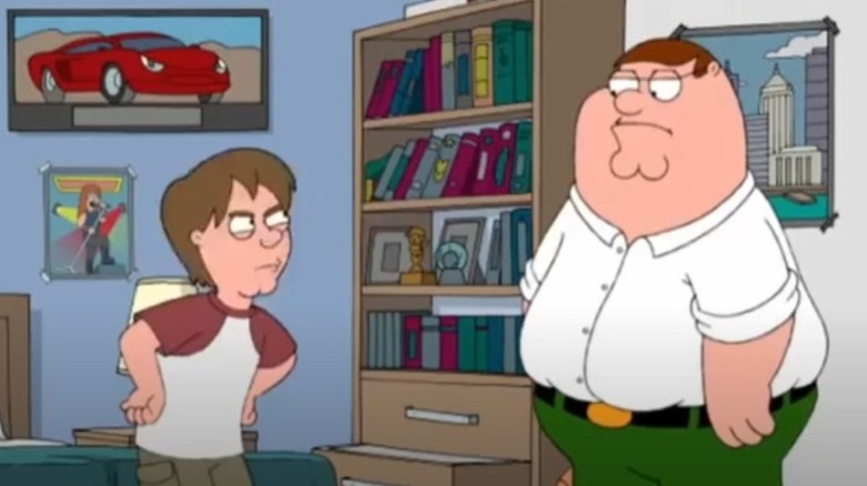 Peter Griffin confronts child