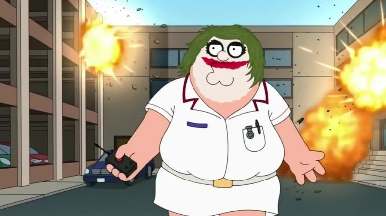 Peter Griffin blows up hospital